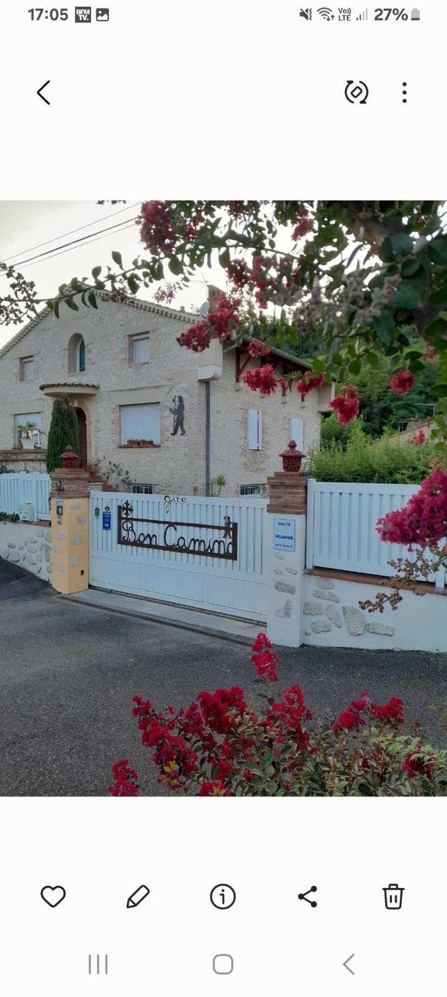 Hotel Bon camino Moissac Exterior foto